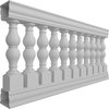 Ekena Millwork Fiberthane Avalon Balustrade Railing Kit, Style J (6 7/8" On-Center Spacing to Pass 4" Sphere Code) BALK37X072AVJ